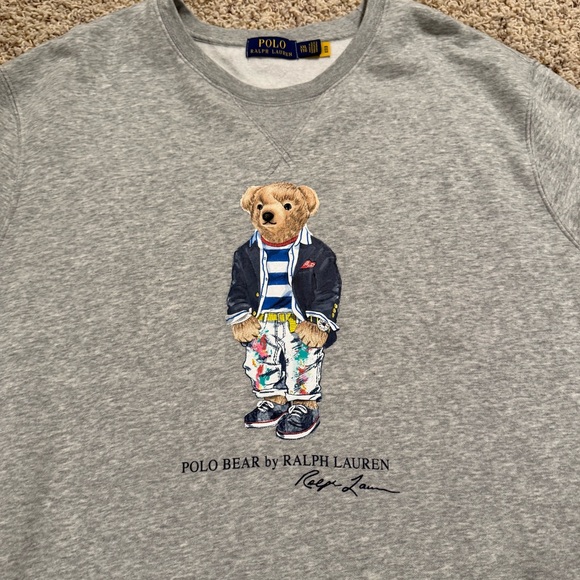 Authentic Polo Ralph Lauren Lsl-knt - Picture 5 of 5